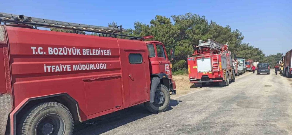 Bozüyük Belediyesi’nden orman yangınları için Çanakkale’ye ekip