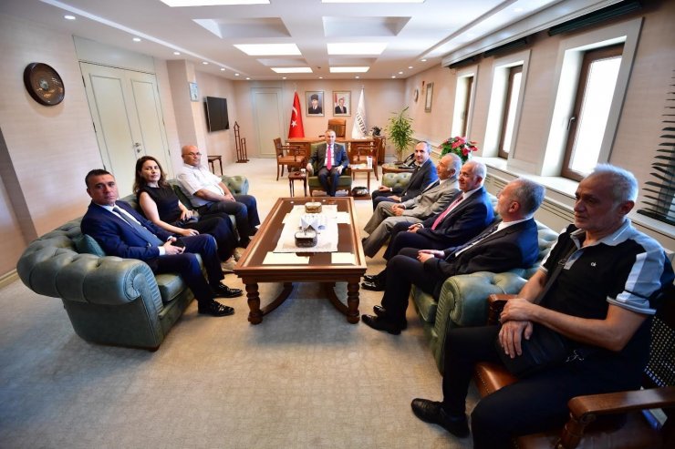 GGC üyeleri Vali Çeber ile buluştu