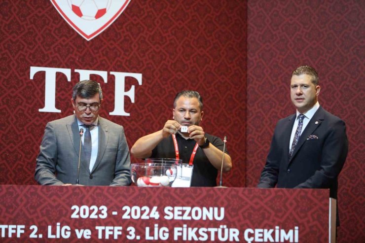2023-2024 Sezonu TFF 2. Lig ve TFF 3. Lig fikstürleri çekildi