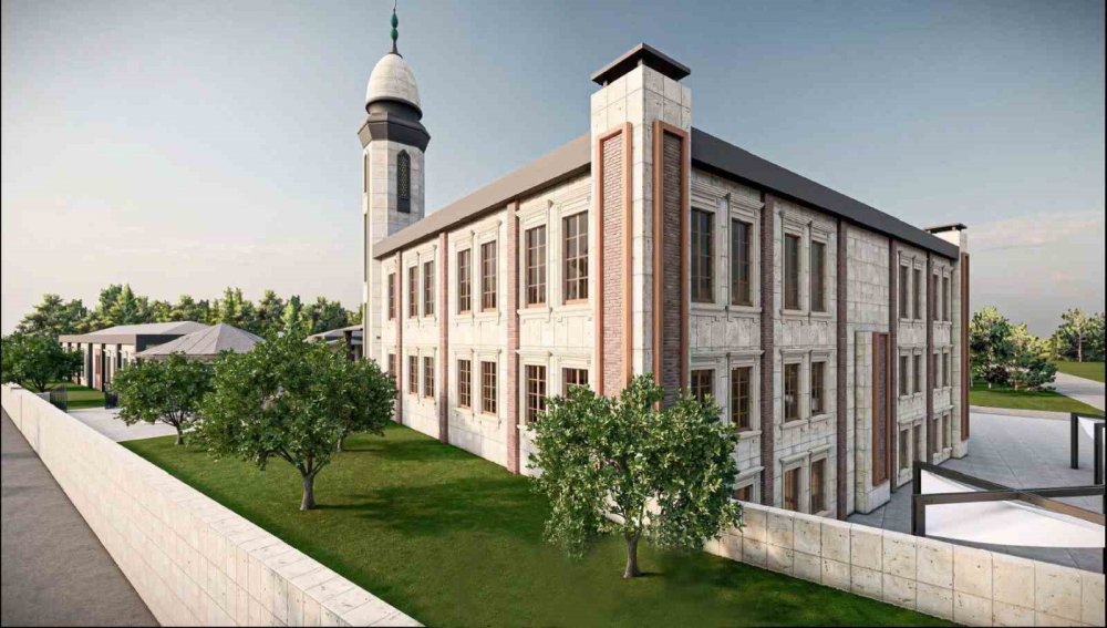 Bilecik Şeyh Edebali Üniversite Camii İnşaatı Hızla Yükseliyor