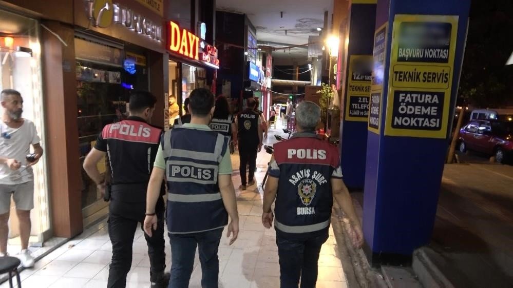 Bursa’da 200 Polisle ‘asayiş Uygulaması’