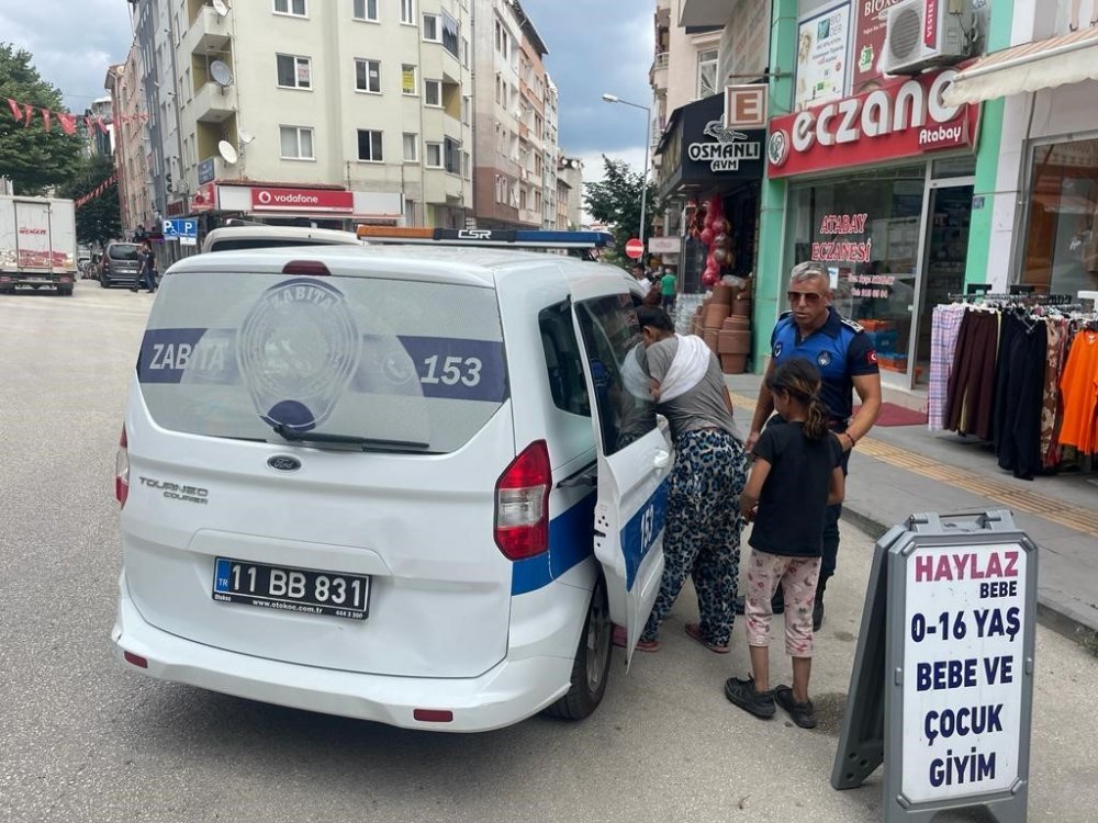 Bilecik’te Zabıtalar Dilenci Avında