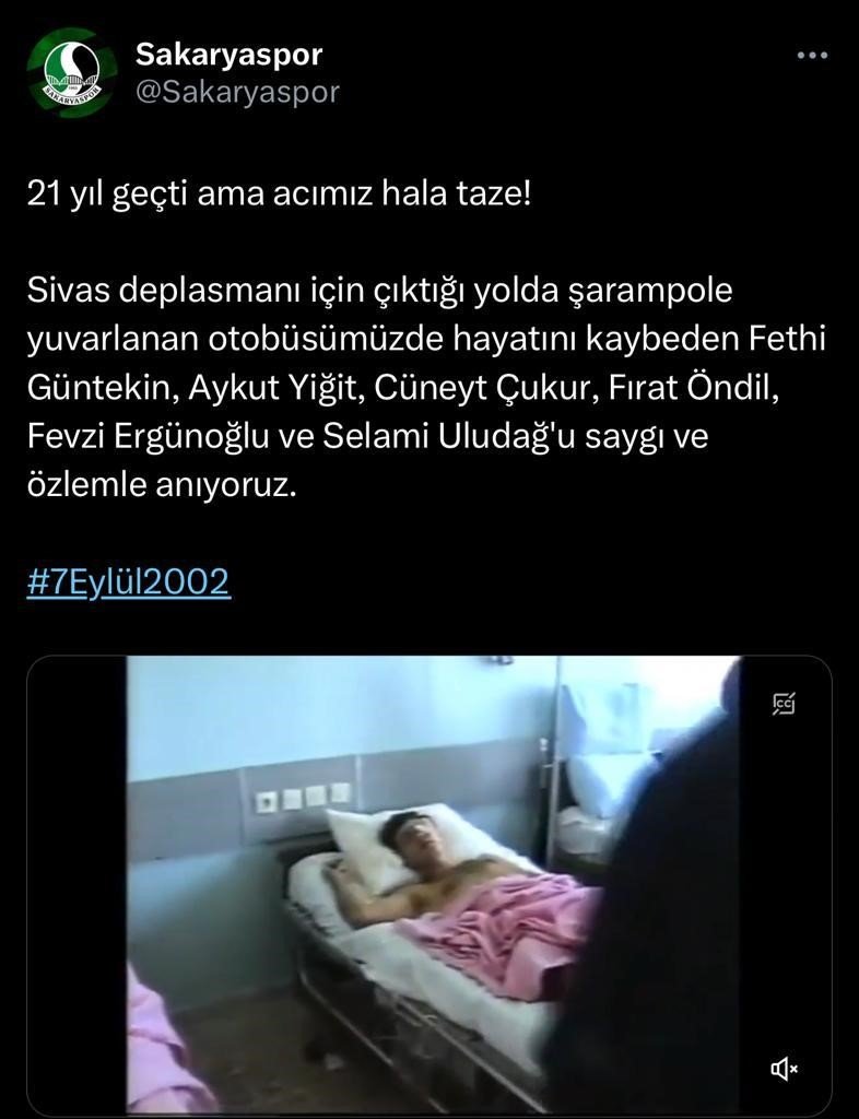 Büyük Acının Üstünden 21 Yıl Geçti