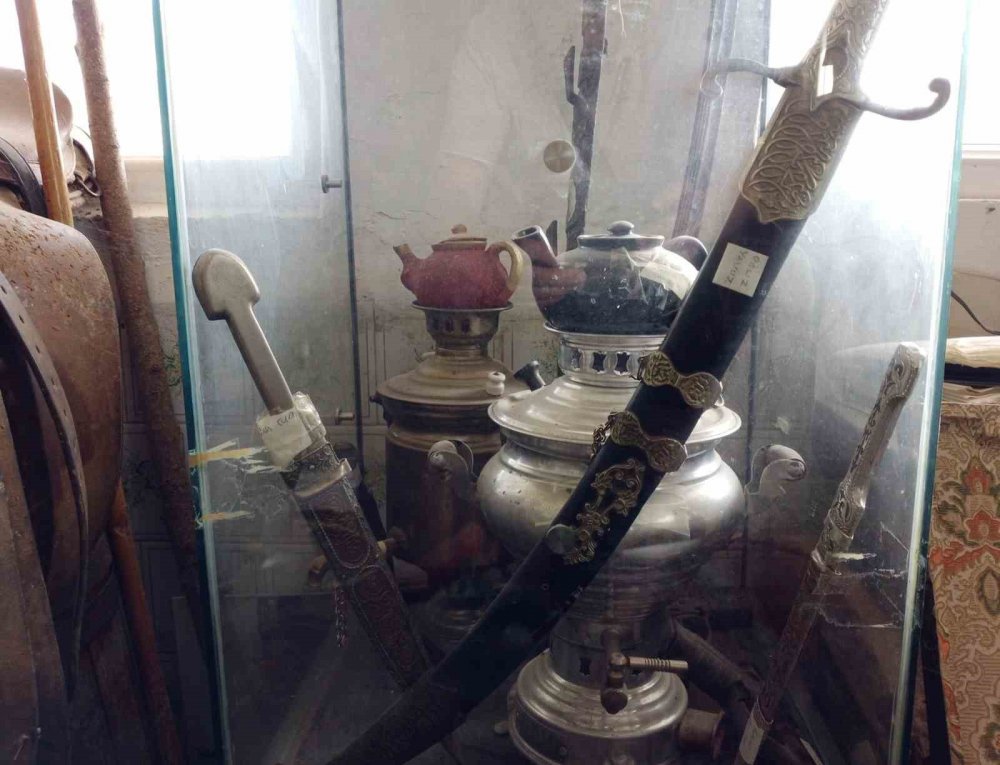 Köyde Kurulan Kültür Evi’nde Yüzyıllık Eşyalar Sergileniyor