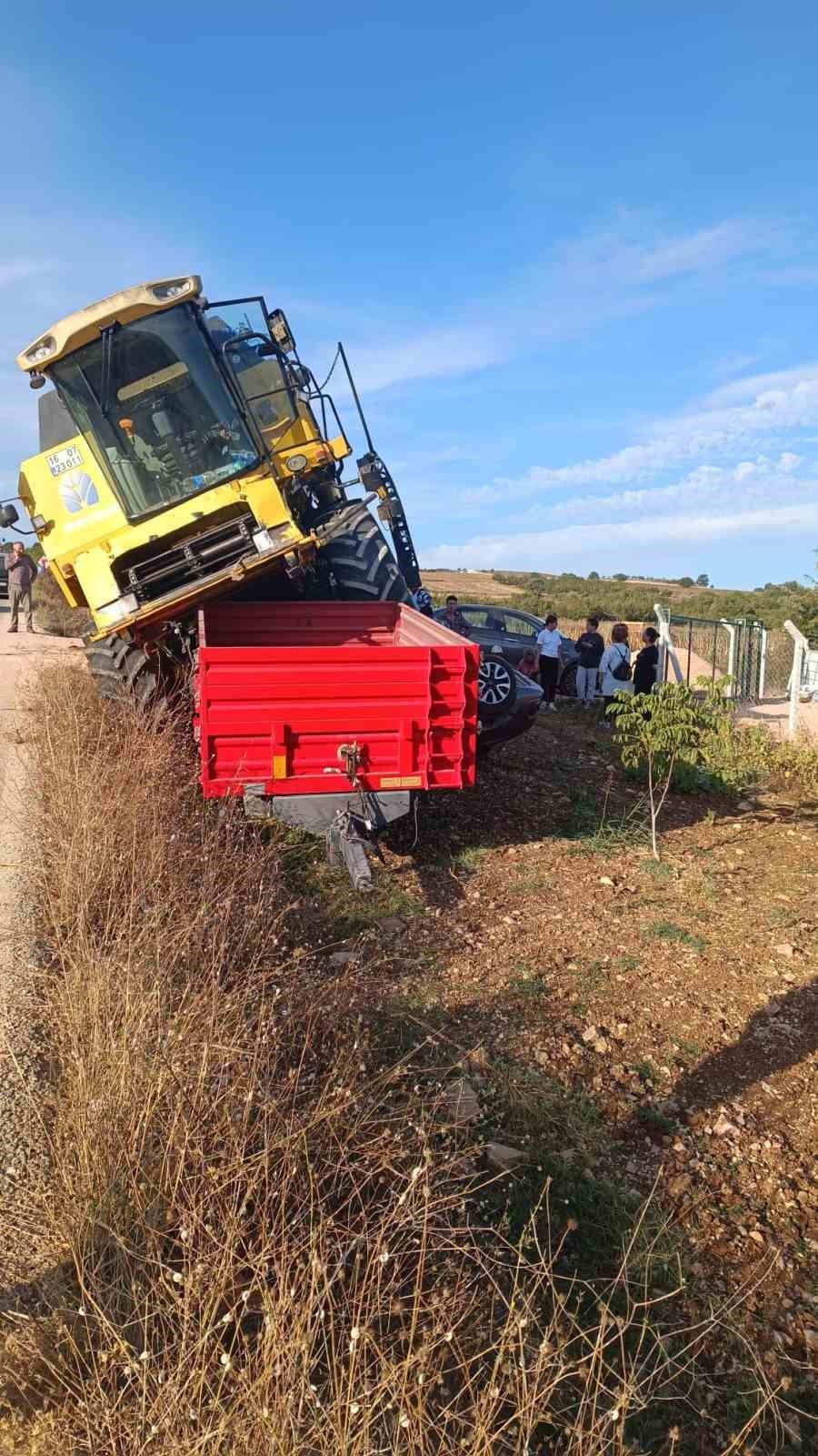 Freni Patlayan İş Makinesi Az Kalsın Faciaya Yol Açıyordu