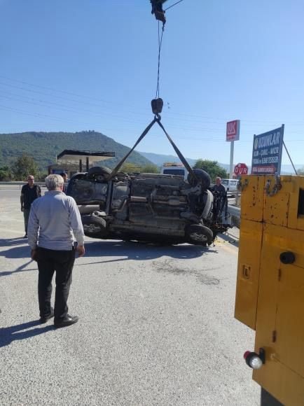 Kontrolden Çıkan Otomobil Dere Yatağına Düştü: 1 Yaralı