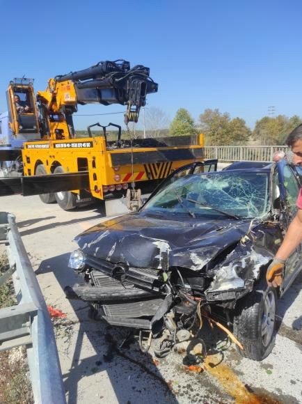 Kontrolden Çıkan Otomobil Dere Yatağına Düştü: 1 Yaralı