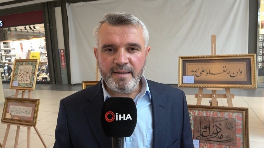 Görev Yapan Hattat 4 Din Görevlisi Eserlerini Sergiledi