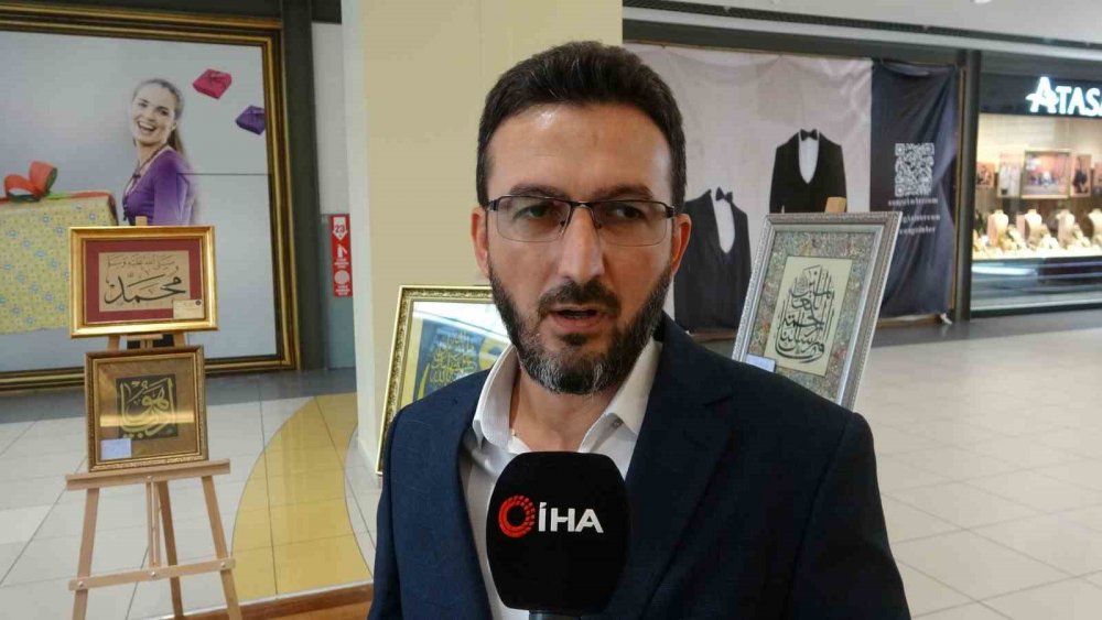 Görev Yapan Hattat 4 Din Görevlisi Eserlerini Sergiledi