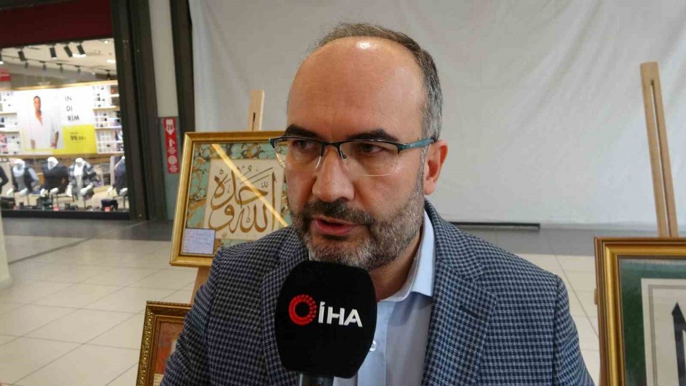 Görev Yapan Hattat 4 Din Görevlisi Eserlerini Sergiledi