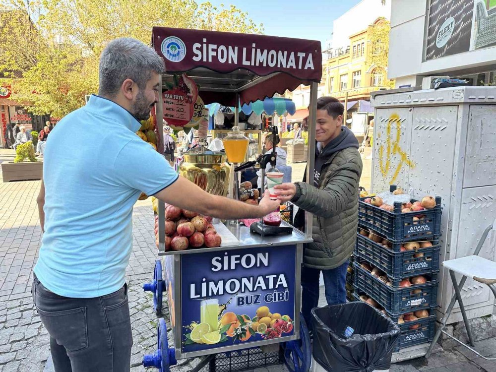 ’Sifon limonata’ ve nar suyu mevsim geçişlerinin gözdesi oluyor