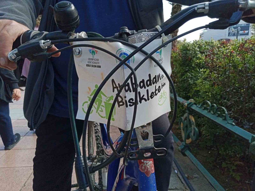 ‘Arabadan in, bisiklete bin’
