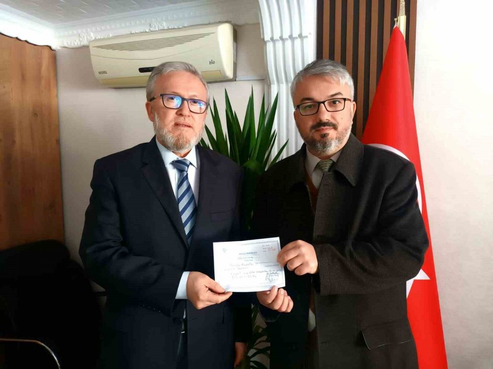 Öğrencilerden Filistin’e Anlamlı Bağış