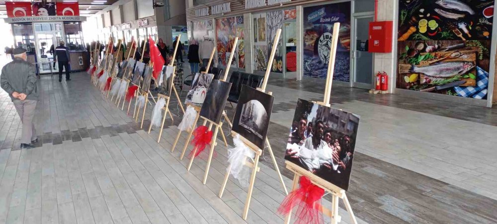Bozüyük’te Filistin’e Destek Amacıyla Resim Sergisi Açıldı