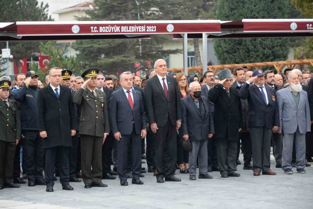 Gazi Mustafa Kemal Atatürk Bozüyük’te Törenlerle Anıldı