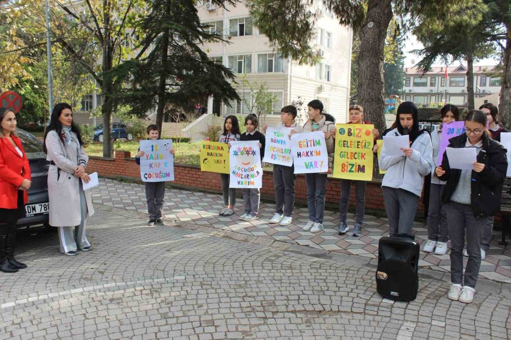 Çocuk Hakları Bildirgesini Okudular