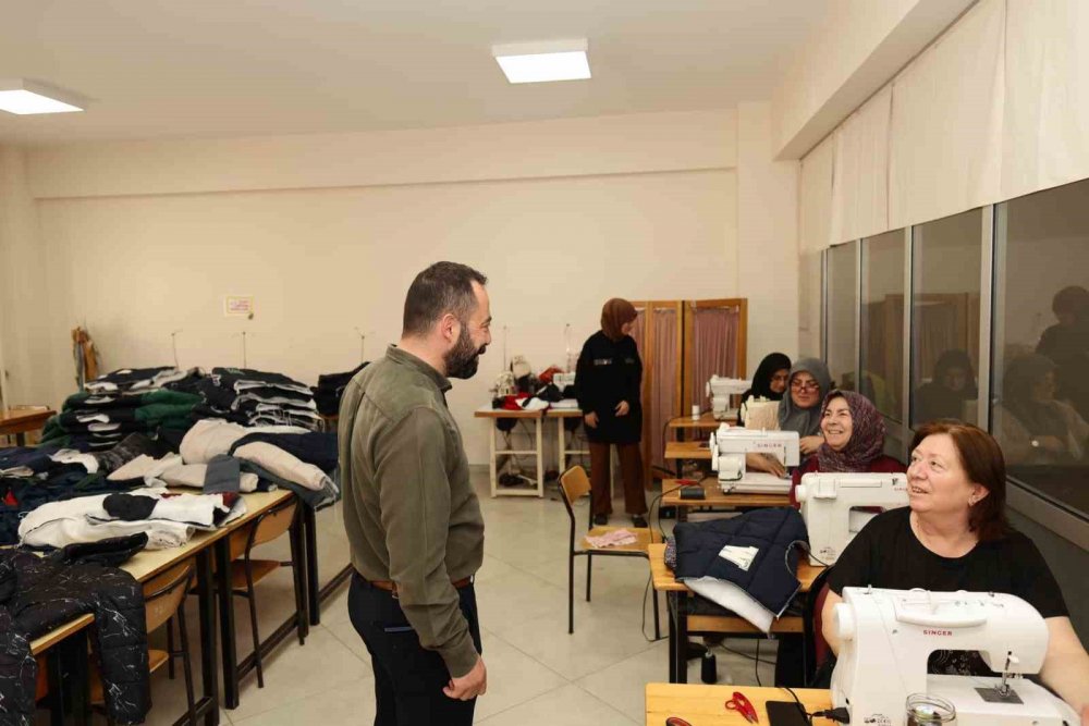 Kursiyerlerin Diktiği Montlar Gazze’ye Gönderilecek