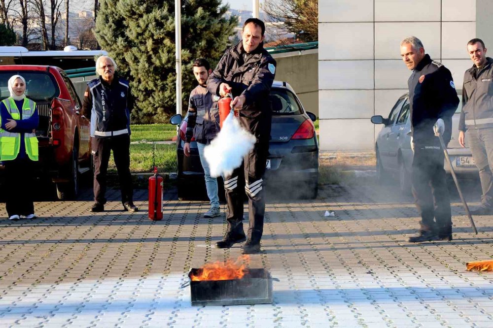 Terminal Çalışanlarına Yangına Müdahale Eğitimi