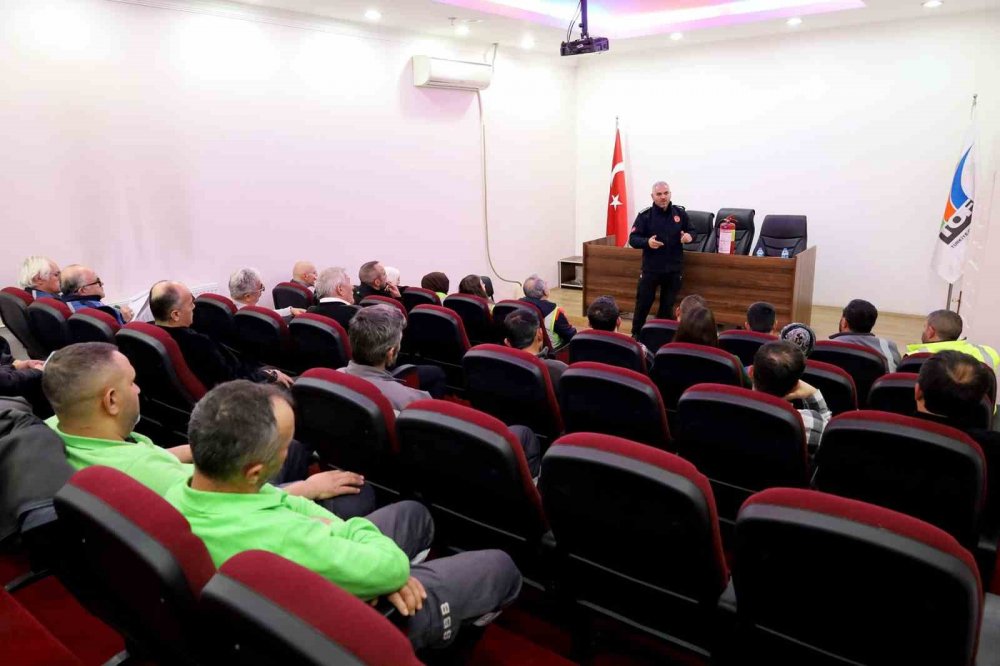 Terminal Çalışanlarına Yangına Müdahale Eğitimi