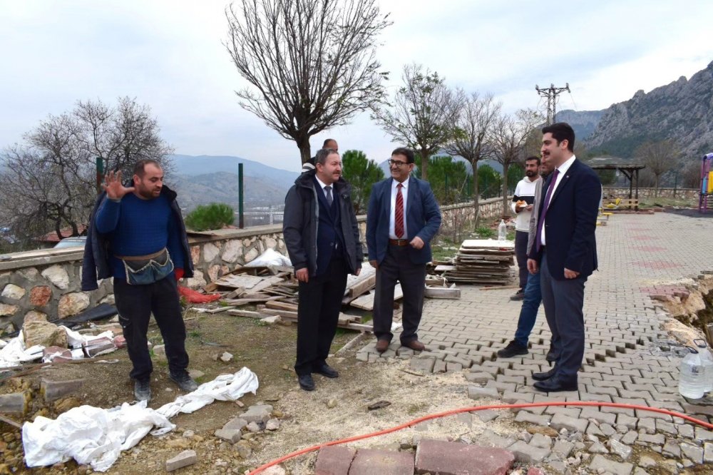 Okul İnşaatı Yakından Takip Ediliyor