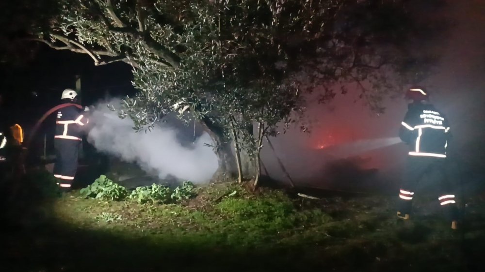 Korkutan Yangın: Baraka Alev Alev Yandı