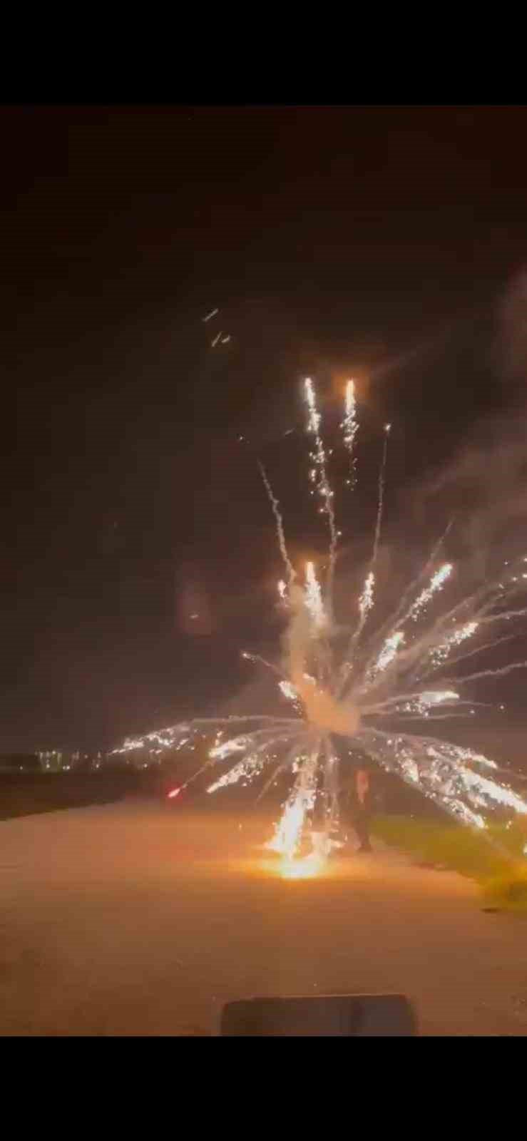 Yılbaşını Kutlarken Havai Fişek Elinde Böyle Patladı