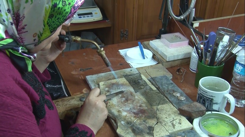Kadınlar Telkari Sanatı Öğreniyor