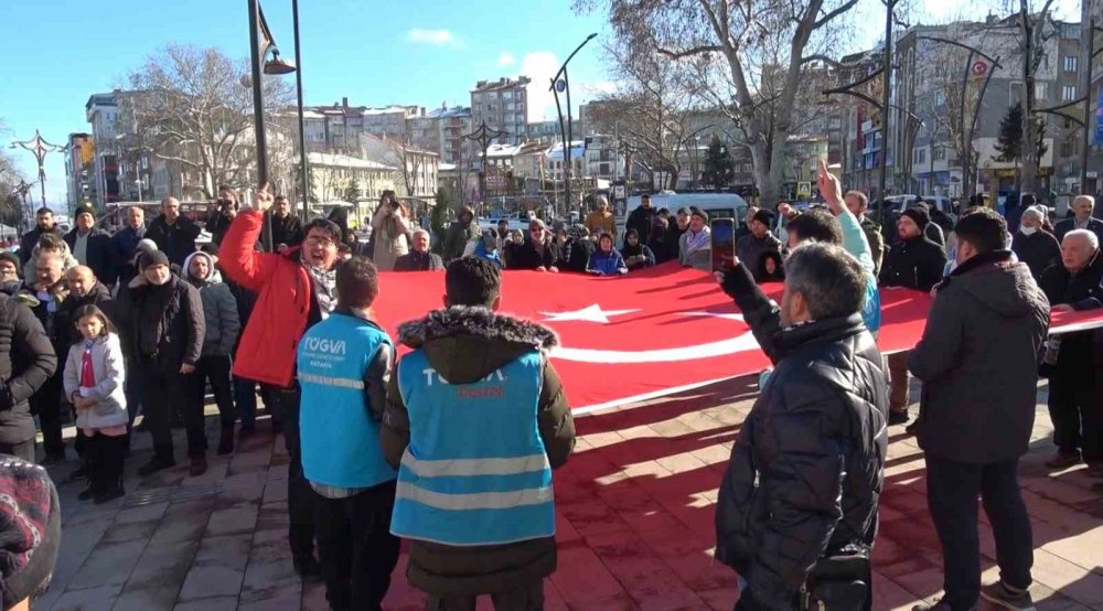 Terör Örgütü Pkk, İsrail Ve Abd Protesto Edildi