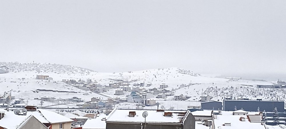 Kar Yağışı Bozüyük’te Etkili Oldu