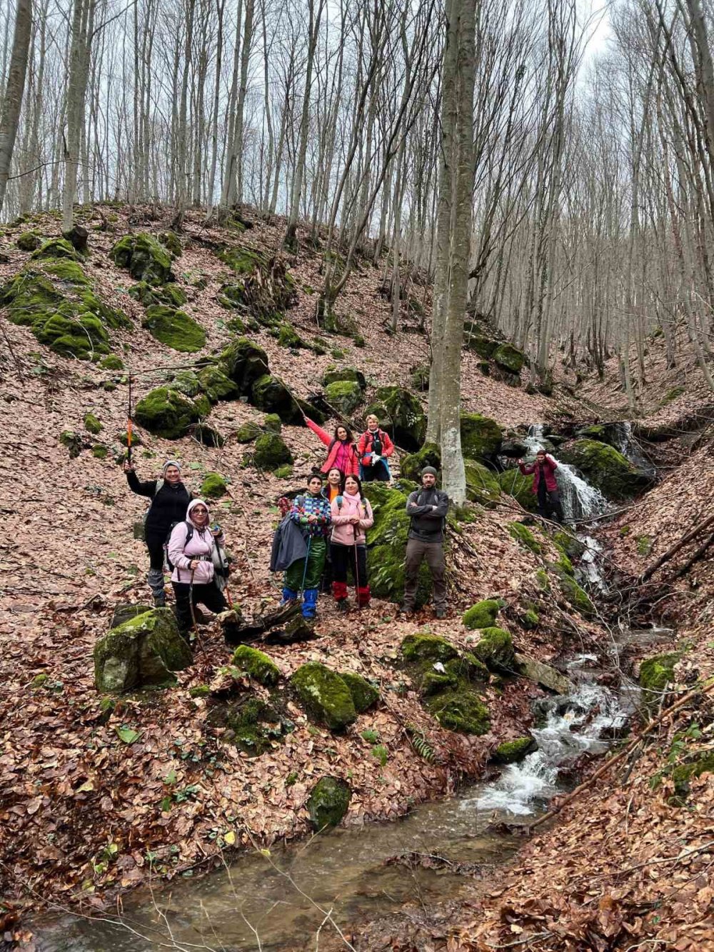 Doğa Tutkunları Karların Erimesi Sonrası Oluşan Manzarayı Fotoğrafladı