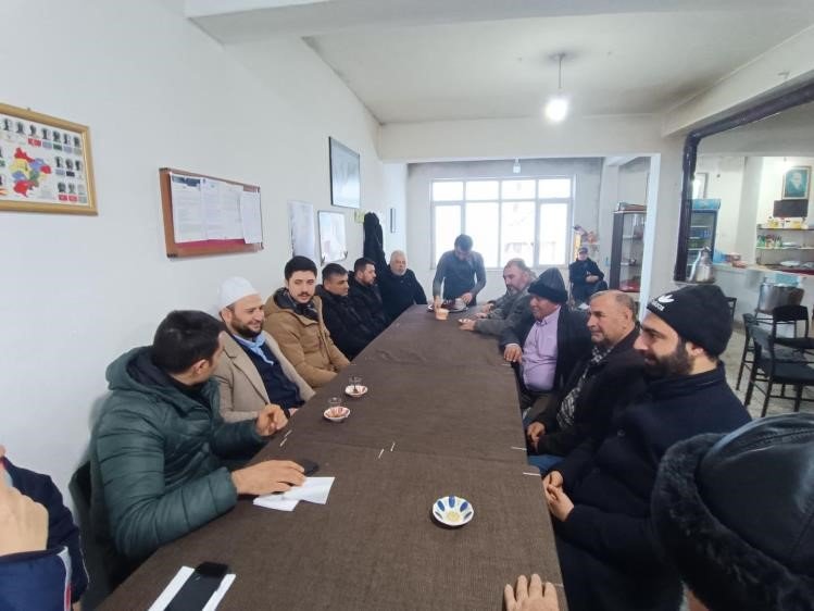 Sabah Namazında Köy Halkıyla Buluştu