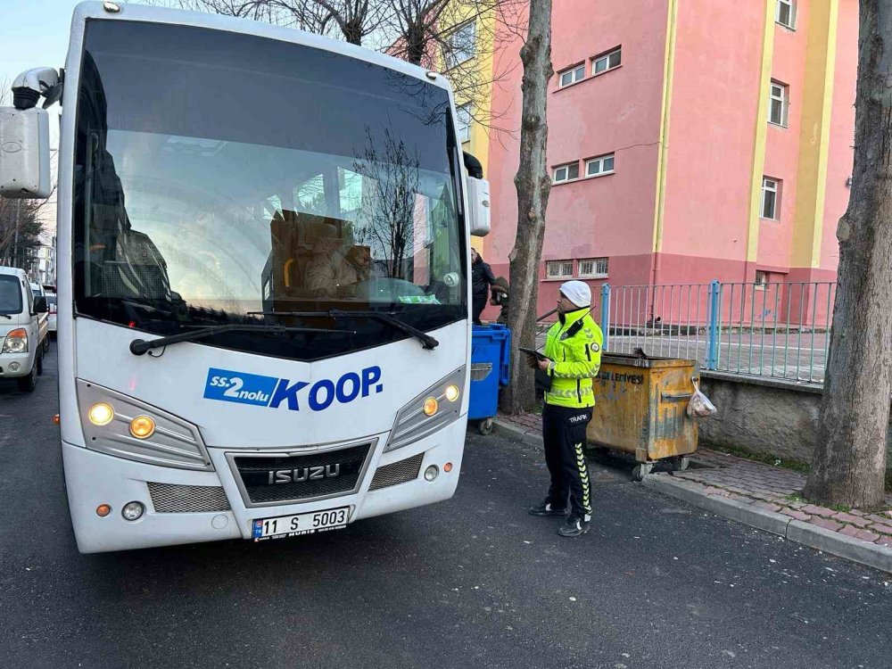 Bozüyük’te Okul Servisleri Denetim Altında