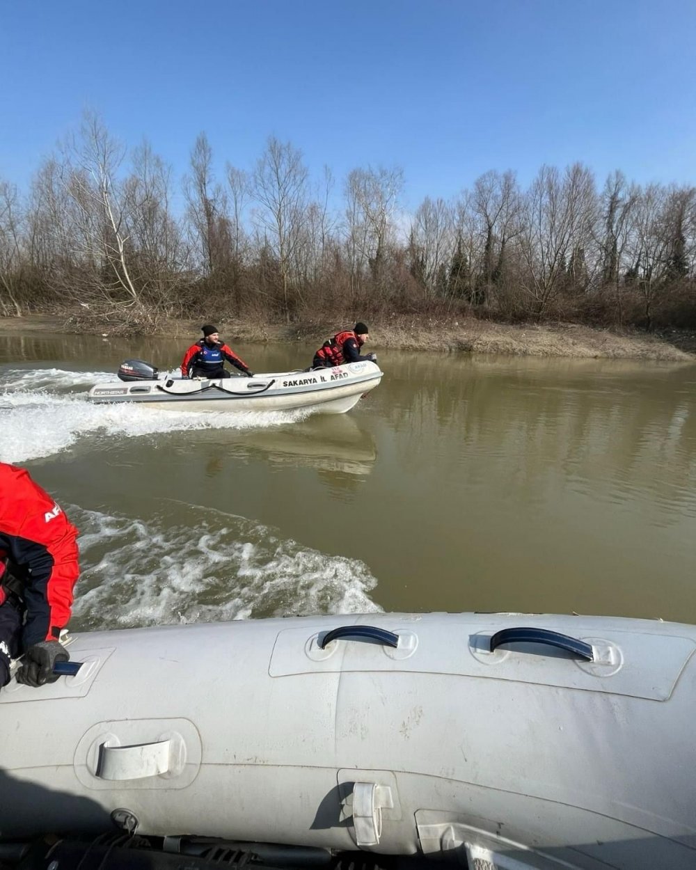 Afad’tan Sakarya Nehri’nde Keşif Ve Kurtarma Tatbikatı