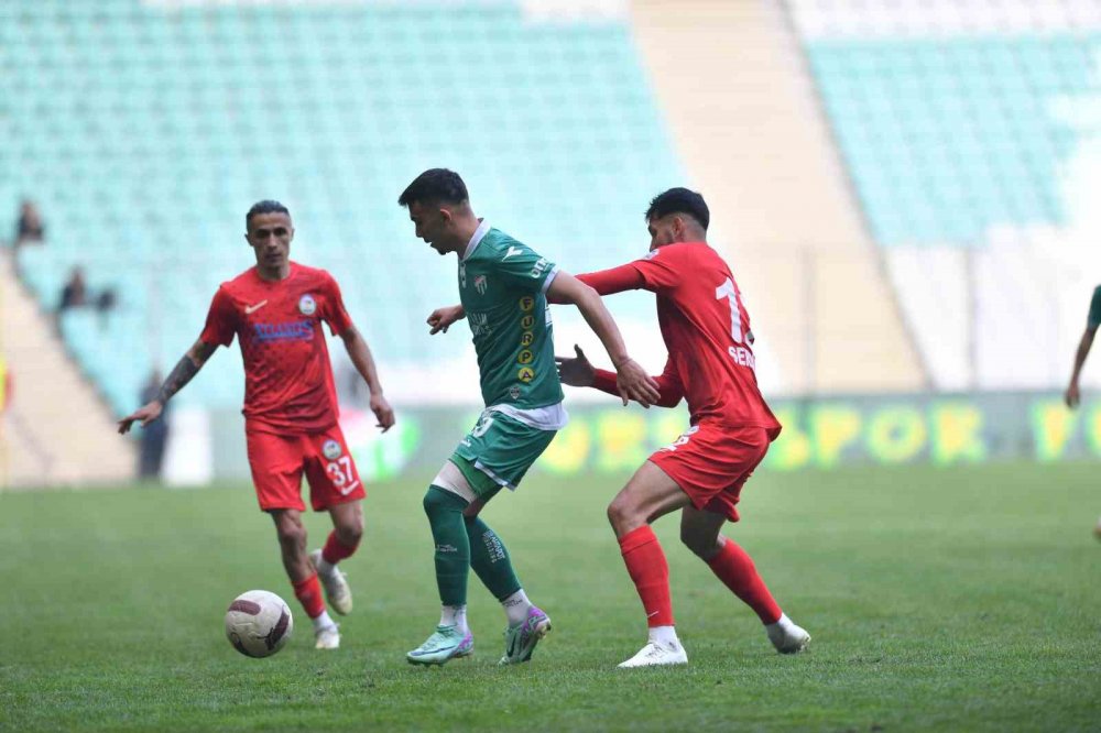 Tff 2. Lig: Bursaspor: 2 -  Serik Belediyespor: 2