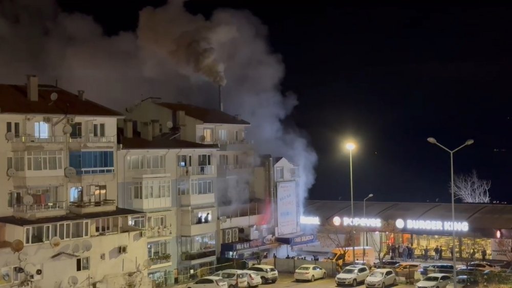 Balıkçı Restoranında Korkutan Yangın