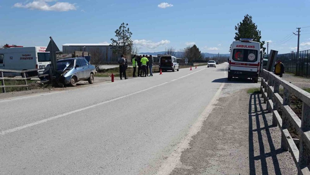 Trafik Kazası: 1 Yaralı