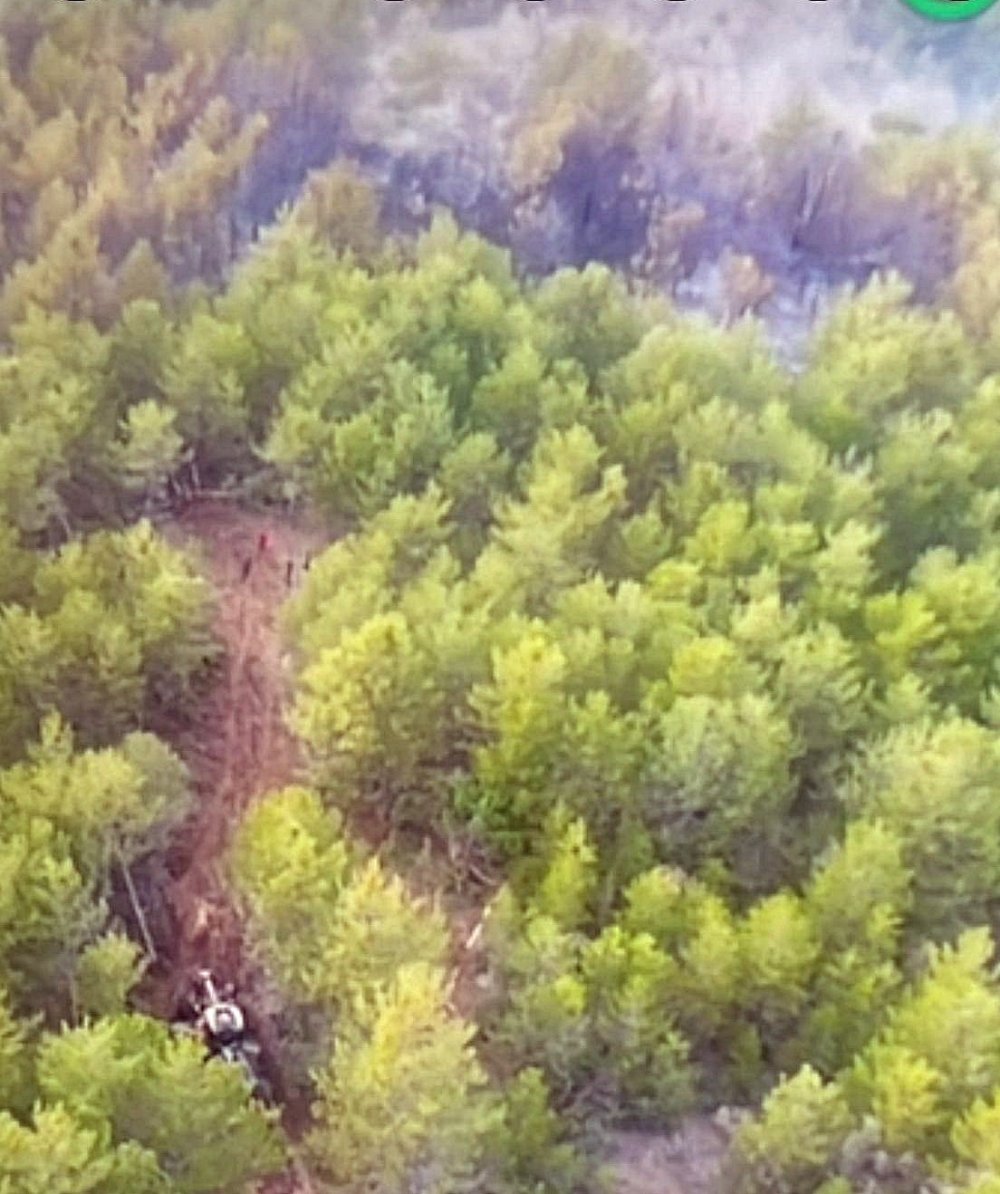 Çıkan Orman Yangınında 1 Hektarlık Alan Zarar Gördü