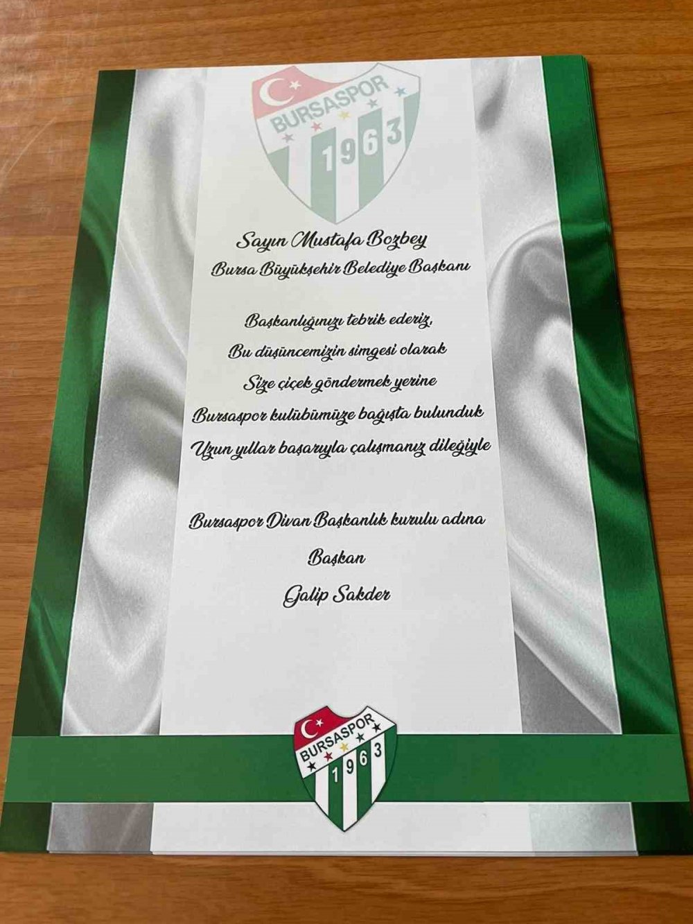 Başkan Bozbey, Bursaspor Divan Kurulu İle Görüştü