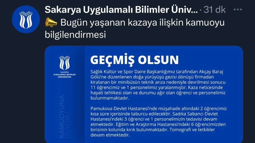 12 Kişinin Yaralandığı Kazada Midibüsün Freni Patlamış