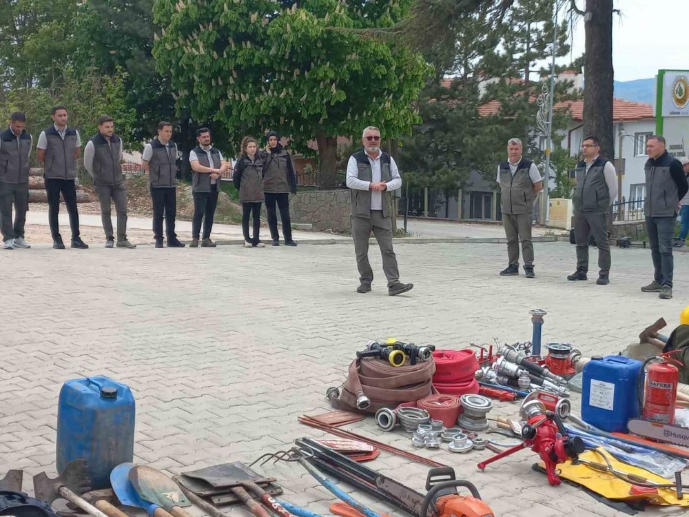 İşletme Müdürlüğü Personeline Yangın İşbaşı Eğitimi Verildi
