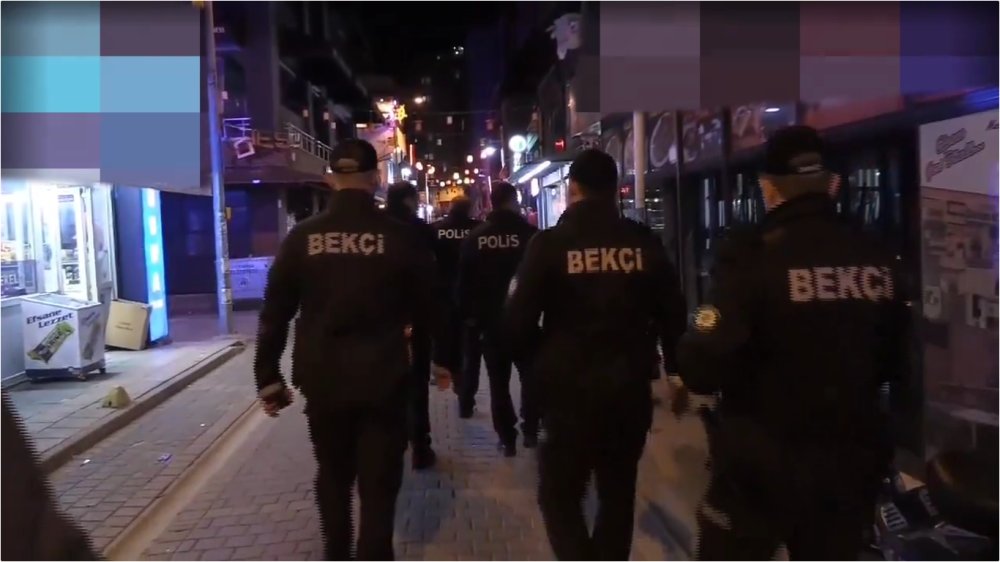 Ekiplerden Barlar Sokağı’na Yönelik Çalışma