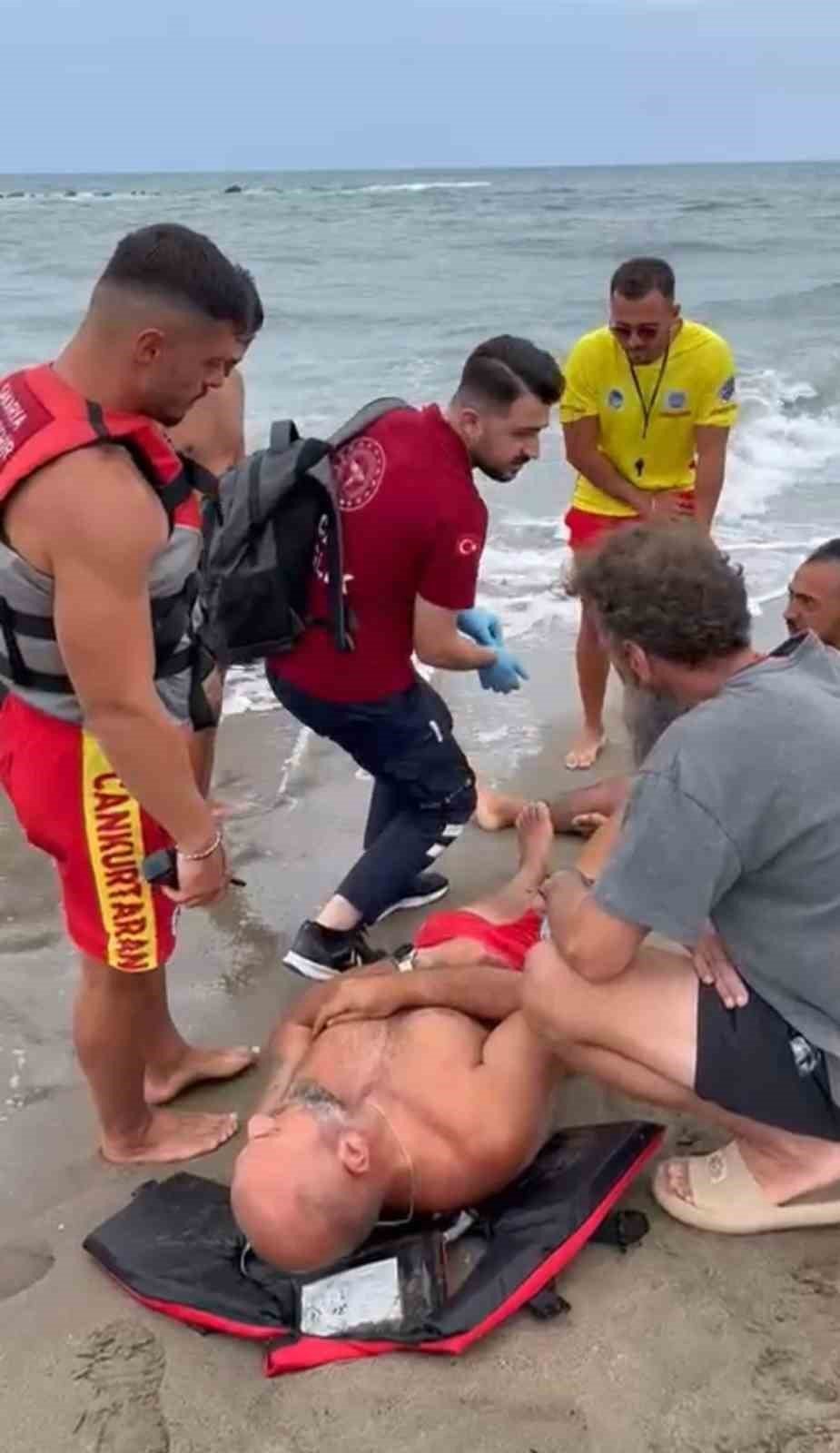 Cankurtaran Kontrolündeki Jet Ski Takla Attı