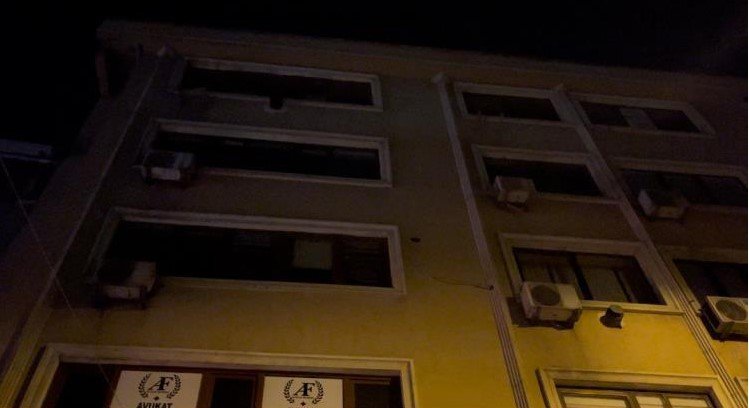 İş Merkezinde Yangın Paniği