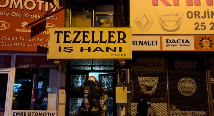 İş Merkezinde Yangın Paniği