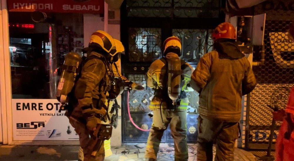 İş Merkezinde Yangın Paniği