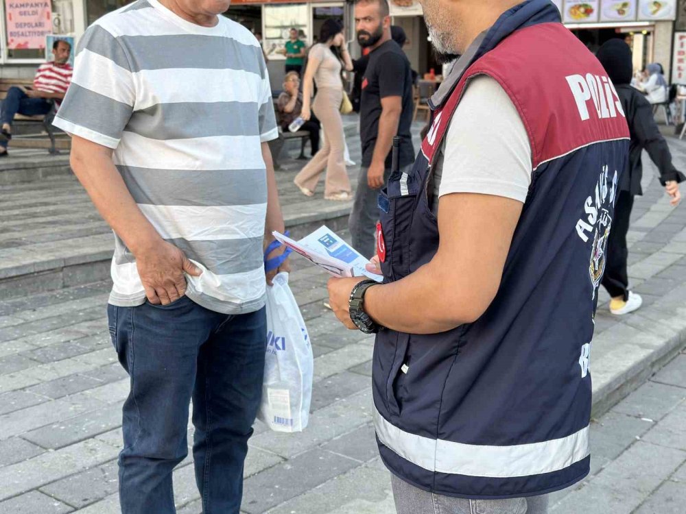 Polis Sokak Sokak Gezerek Uyarıyor