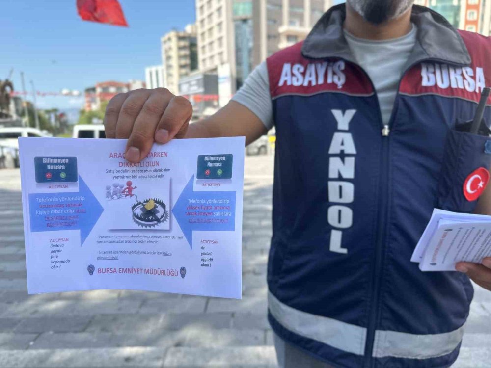 Polis Sokak Sokak Gezerek Uyarıyor