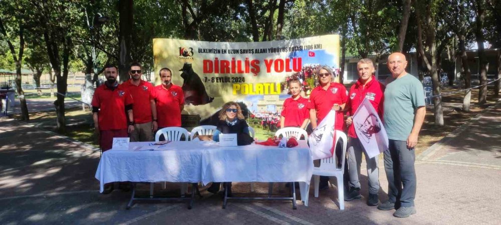 Dak Ekibi Diriliş Yolu Yürüyüşü’ne Katıldı