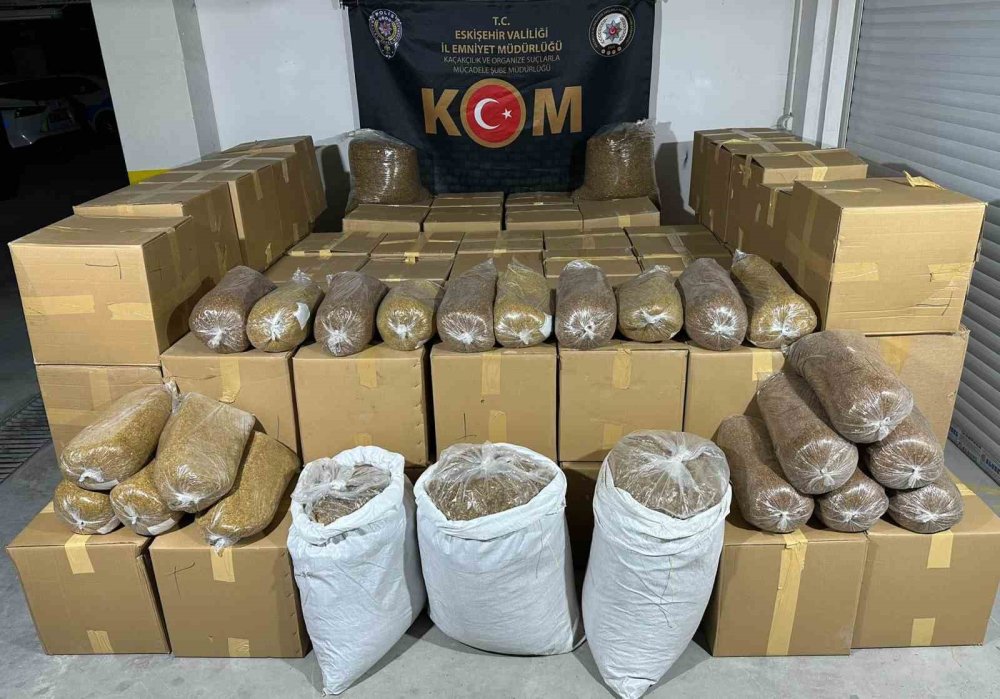 Piyasa Değeri 400 Bin Tl Olan 2 Ton Kıyılmış Tütün Ele Geçirildi