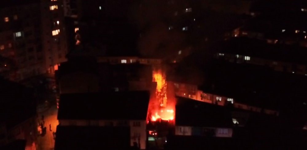 Yangından Kaçarken Evcil Hayvanını Can Havliyle Kurtardı